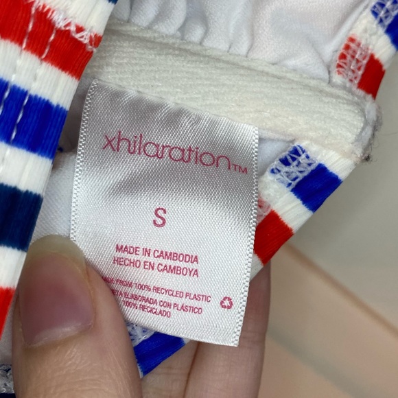 Xhilaration Patriotic Fourth of July Bikini Top - Picture 5 of 5
